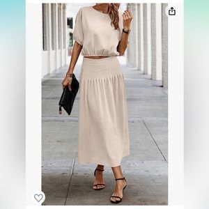 2 piece Maxi Skirt and Top set